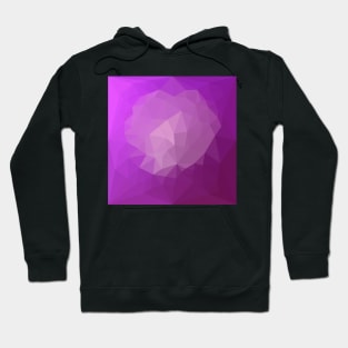 Eminence Violet Abstract Low Polygon Background Hoodie